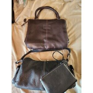 Small Purse Lot of 2 Purses A Relic by Fossil & A Gianni Bernini Handbag